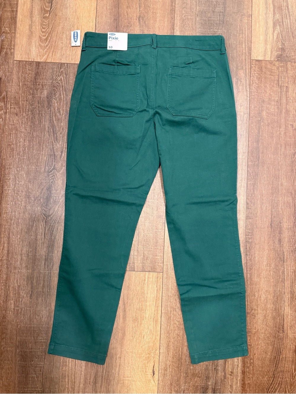 NWT old navy pixie ankle pants green size 10 - Picture 8 of 9